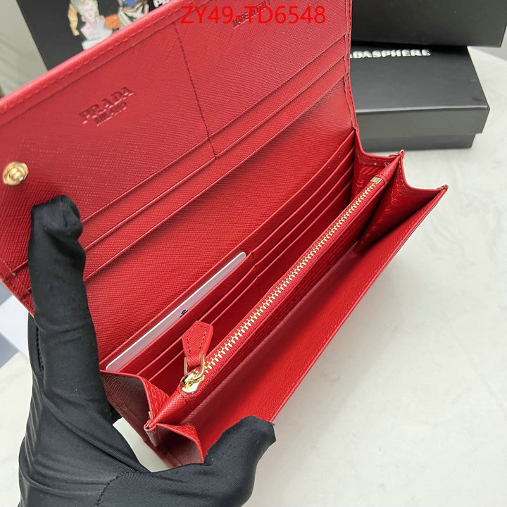 Prada Bags(4A)-Wallet,high quality online ,ID: TD6548,$: 49USD