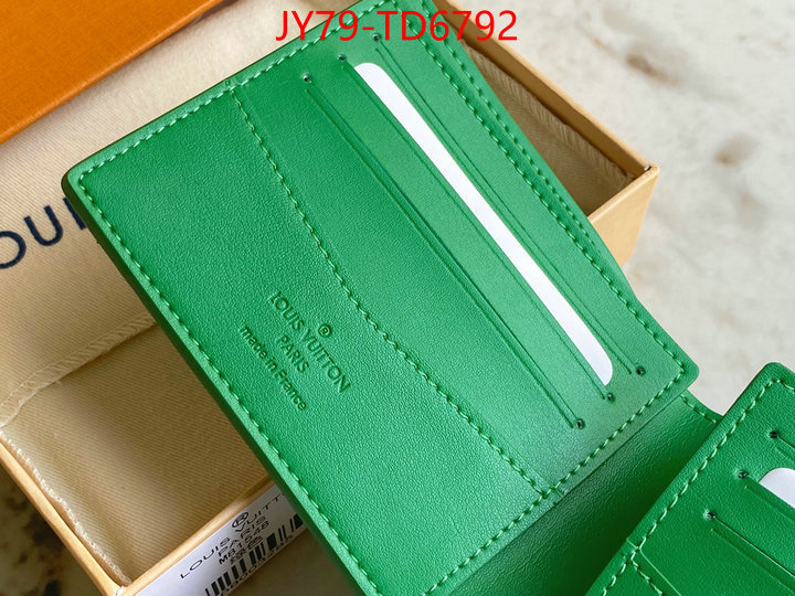 LV Bags(TOP)-Wallet,ID: TD6792,$: 79USD