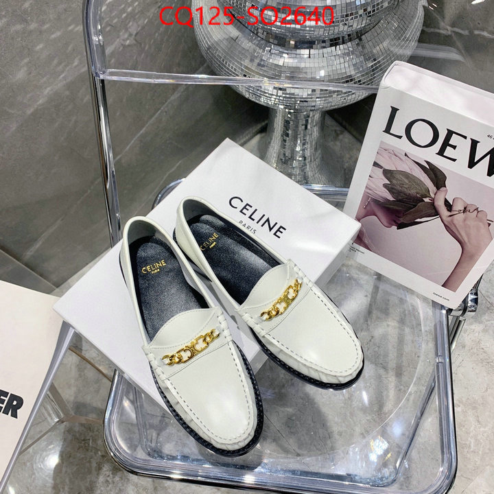 Women Shoes-CELINE,online from china designer , ID: SO2640,$: 125USD