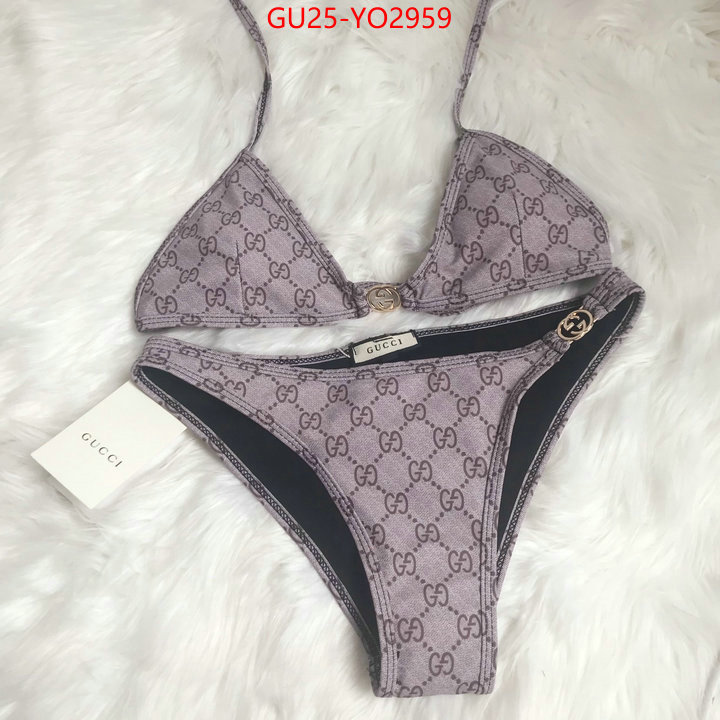 Swimsuit-GUCCI,best quality designer , ID: YO2959,$: 25USD