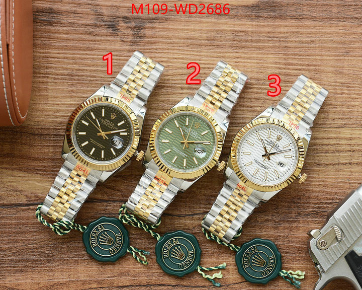 Watch(4A)-Rolex,where can i buy the best quality , ID: WD2686,$: 109USD