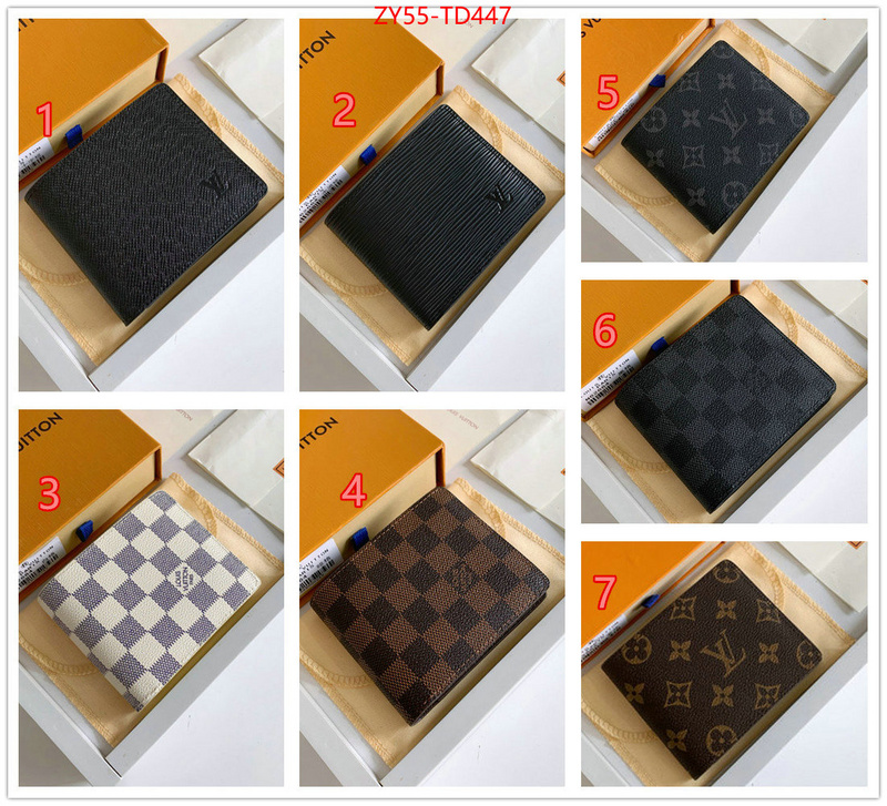 LV Bags(4A)-Wallet,ID: TD447,$: 55USD