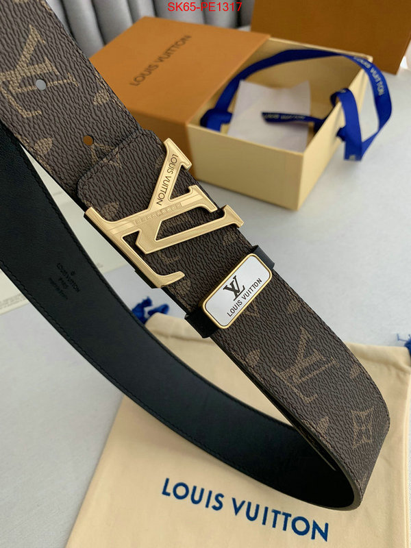 Belts-LV,replica aaaaa designer , ID: PE1317,$: 65USD