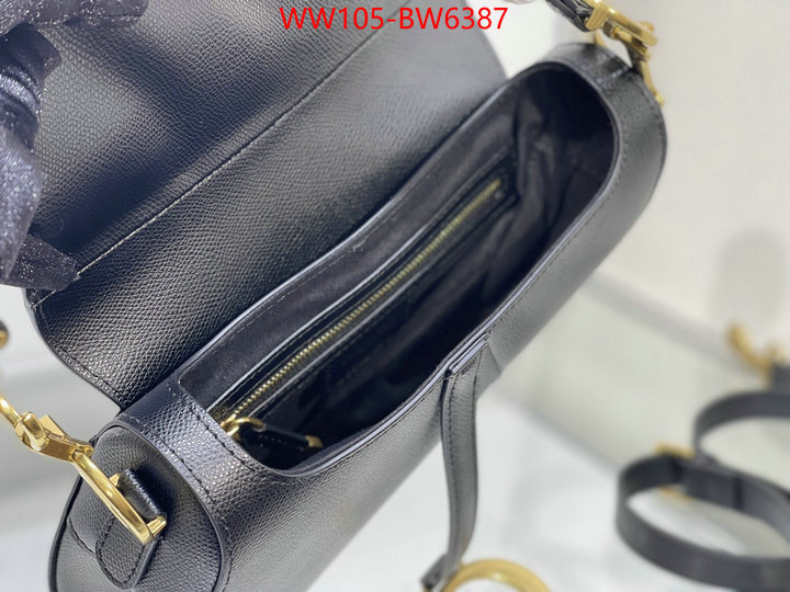 Dior Bags(4A)-Saddle-,ID: BW6387,$: 105USD