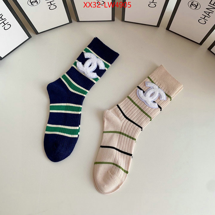 Sock-Chanel,buy cheap replica , ID: LW4905,$: 32USD