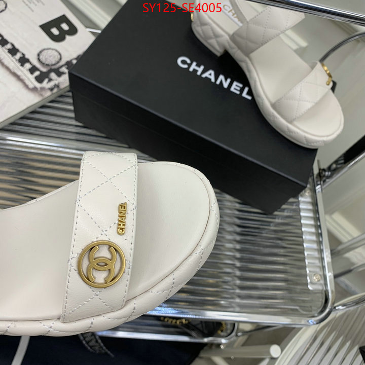 Women Shoes-Chanel,fake , ID: SE4005,$: 125USD