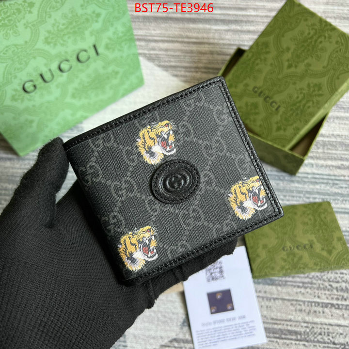 Gucci Bags(TOP)-Wallet-,shop now ,ID: TE3946,$: 75USD