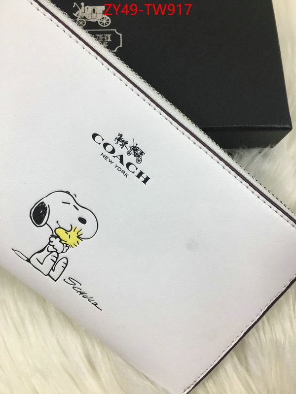 Coach Bags(4A)-Wallet,what's best ,ID: TW917,$: 49USD