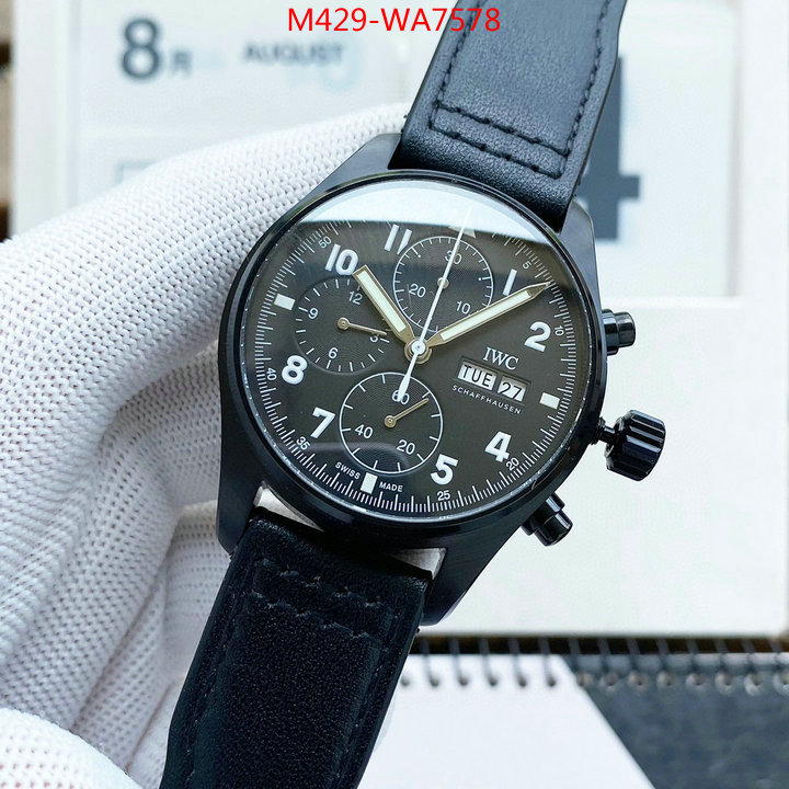Watch(4A)-IWC,every designer ,ID: WA7578,$: 429USD