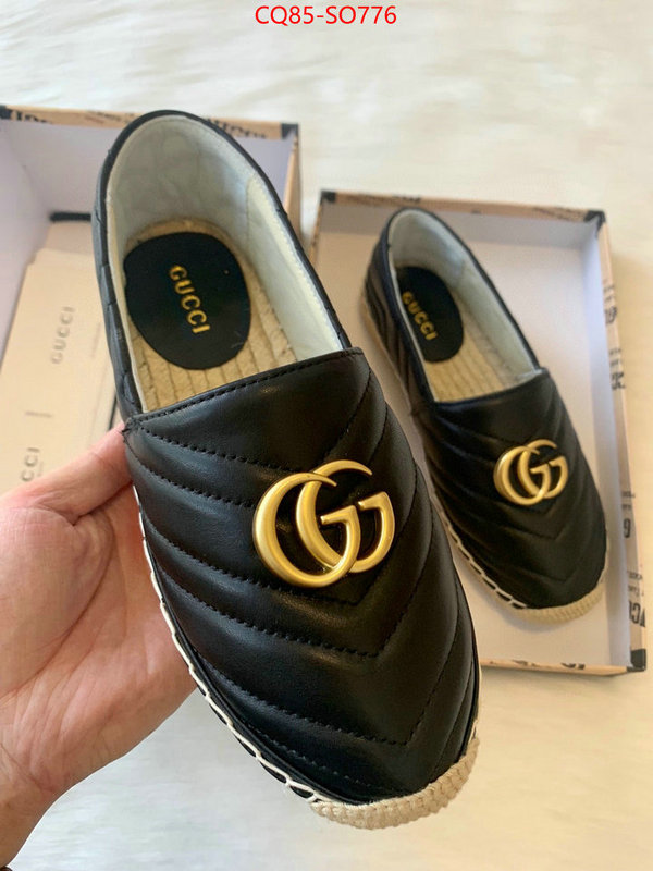 Women Shoes-Gucci,best quality replica , ID: SO776,$: 85USD