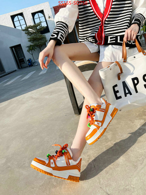 Women Shoes-LV,1:1 replica , ID: SO758,$: 155USD