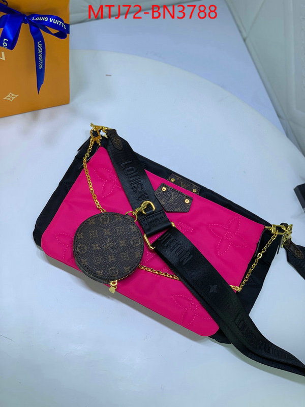 LV Bags(4A)-New Wave Multi-Pochette-,the best affordable ,ID: BN3788,$: 72USD