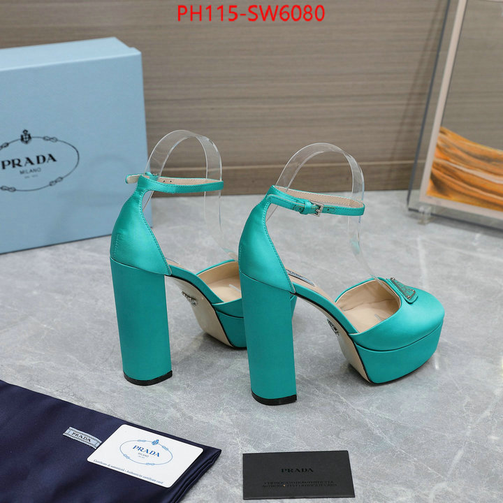 Women Shoes-Prada,highest quality replica , ID: SW6080,$: 115USD