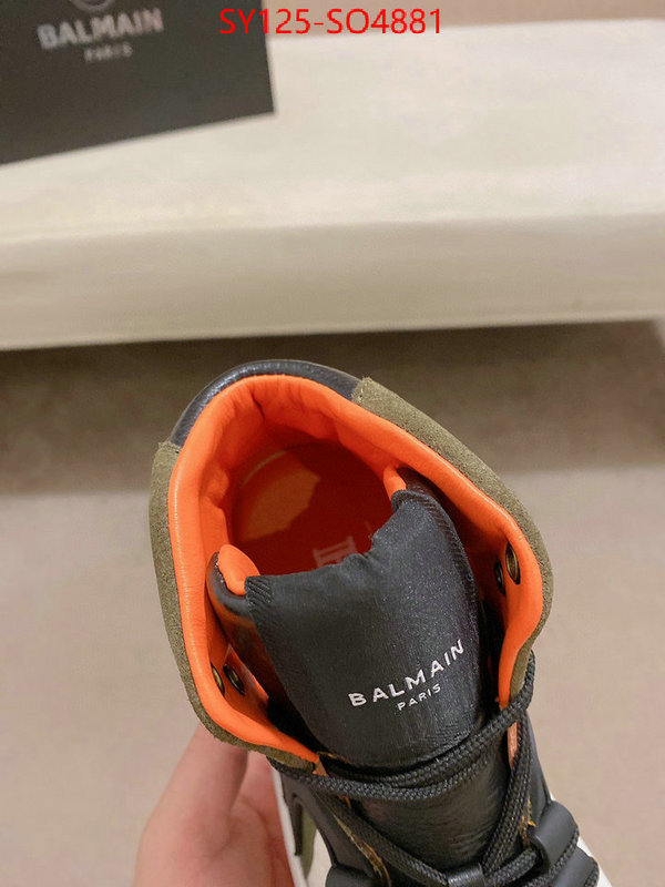 Men Shoes-Balmain,2023 aaaaa replica 1st copy , ID: SO4881,$: 125USD