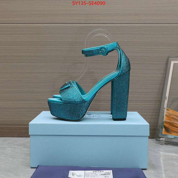 Women Shoes-Prada,mirror quality , ID: SE4090,$: 135USD