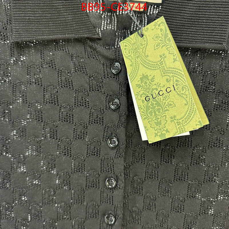 Clothing-Gucci,where can you buy replica , ID: CE3744,$:95USD