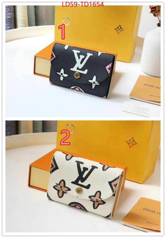 LV Bags(TOP)-Wallet,ID: TD1654,$: 59USD