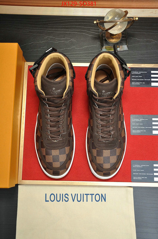 Men Shoes-LV,fake , ID: SO381,$: 129USD