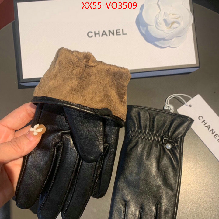 Gloves-Chanel,replica aaaaa+ designer , ID: VO3509,$: 55USD
