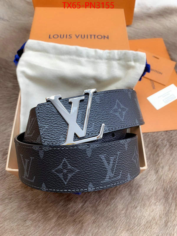 Belts-LV,shop the best high authentic quality replica , ID: PN3155,$: 65USD