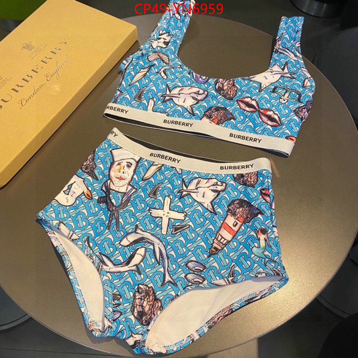 Swimsuit-Burberry,high quality online , ID: YN6959,$: 49USD