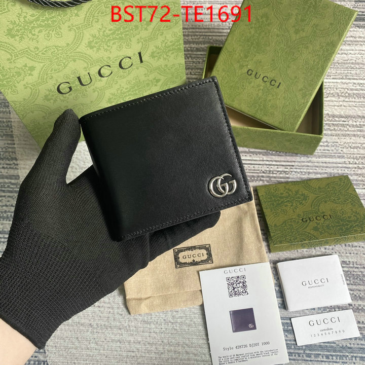 Gucci Bags(TOP)-Wallet-,only sell high-quality ,ID: TE1691,$: 72USD