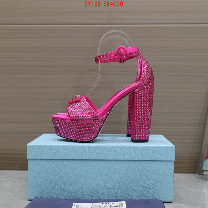 Women Shoes-Prada,mirror quality , ID: SE4090,$: 135USD