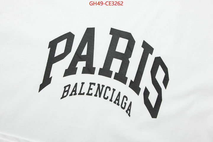 Clothing-Balenciaga,aaaaa quality replica , ID: CE3262,$: 49USD