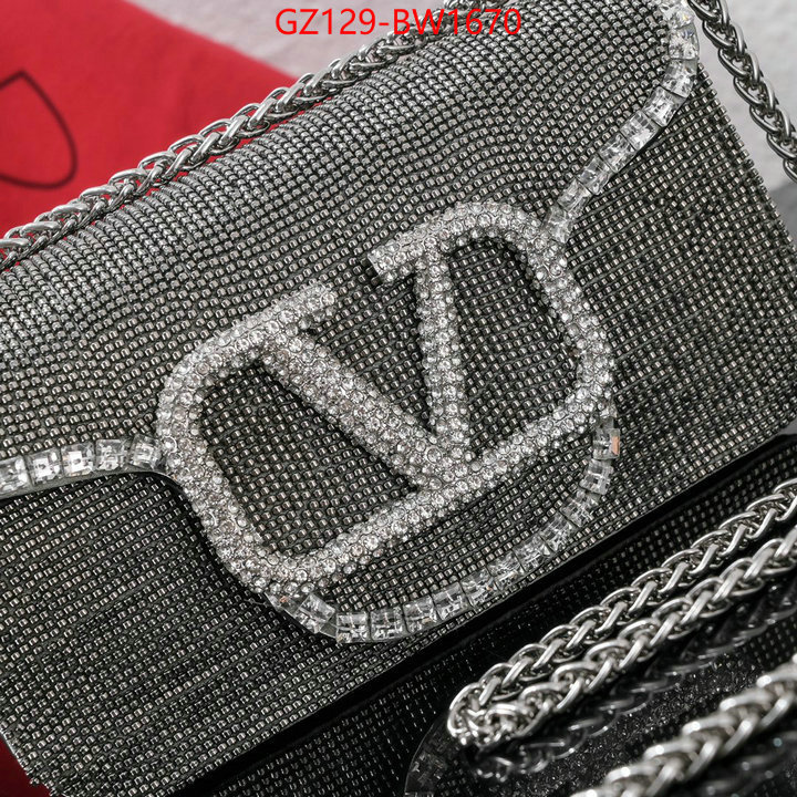 Valentino Bags(4A)-LOC-V Logo ,what is a 1:1 replica ,ID: BW1670,$: 129USD