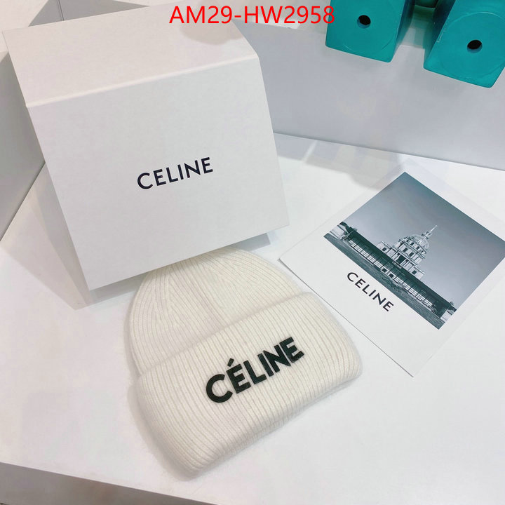 Cap (Hat)-Celine,buy first copy replica , ID: HW2958,$: 29USD