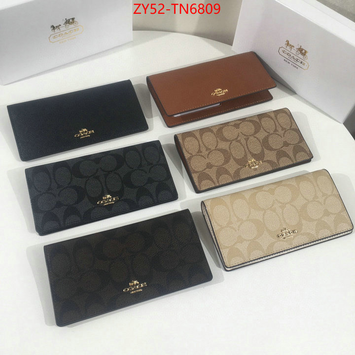 Coach Bags(4A)-Wallet,replcia cheap ,ID: TN6809,$: 52USD