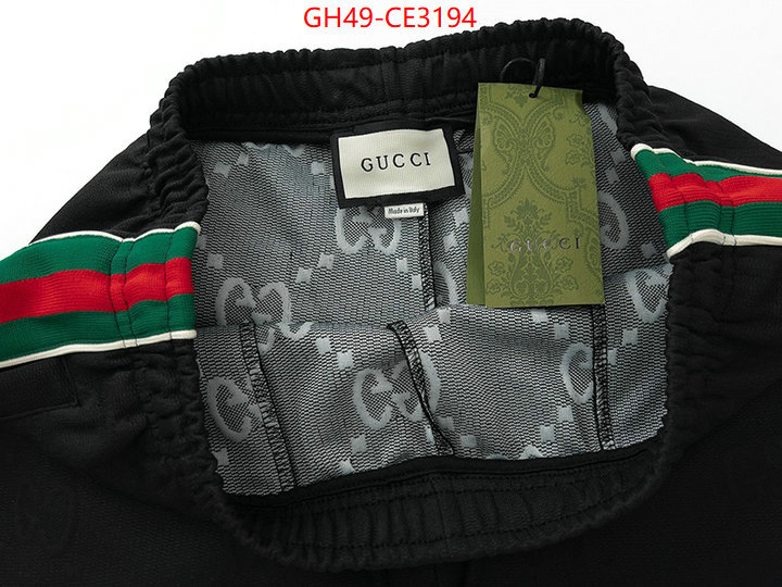 Clothing-Gucci,designer 1:1 replica , ID: CE3194,$: 49USD