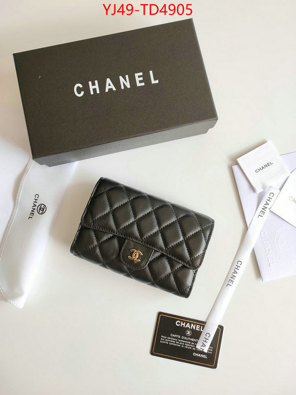 Chanel Bags(4A)-Wallet-,ID: TD4905,$: 49USD