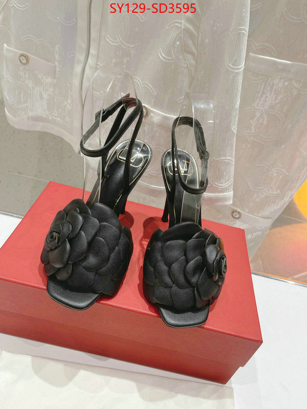 Women Shoes-Valentino,fake designer , ID: SD3595,$: 129USD