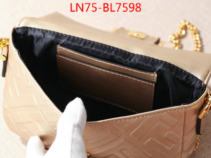 Fendi Bags(4A)-Baguette-,designer fake ,ID: BL7598,$: 75USD