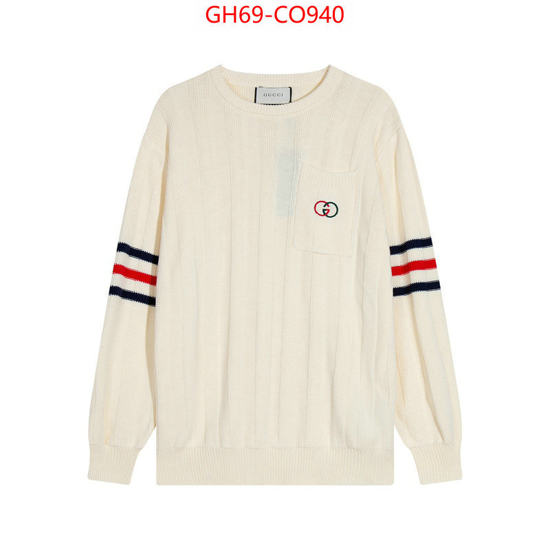 Clothing-Gucci,where can you buy replica , ID: CO940,$: 69USD