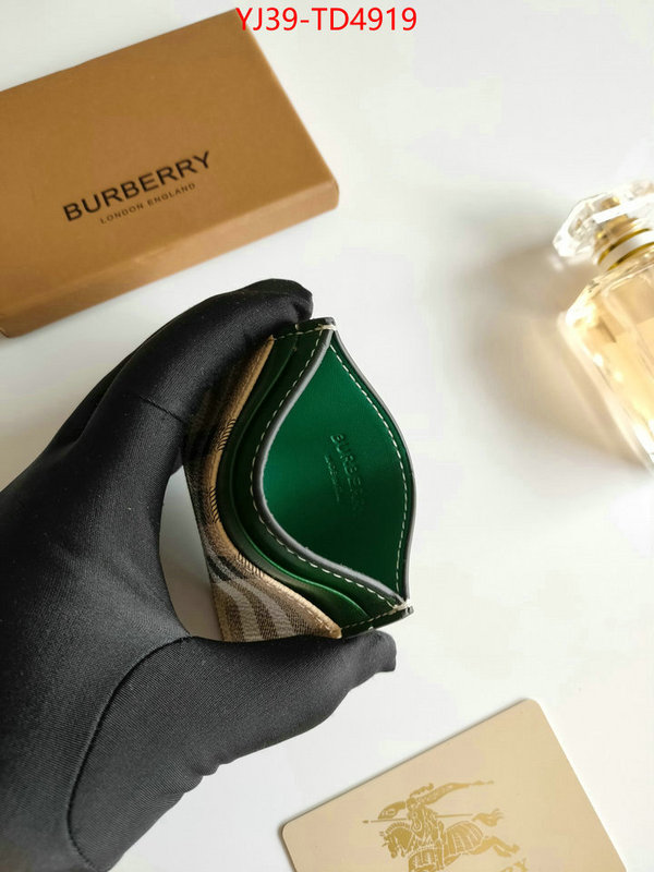 Burberry Bags(4A)-Wallet,best knockoff ,ID: TD4919,$: 39USD