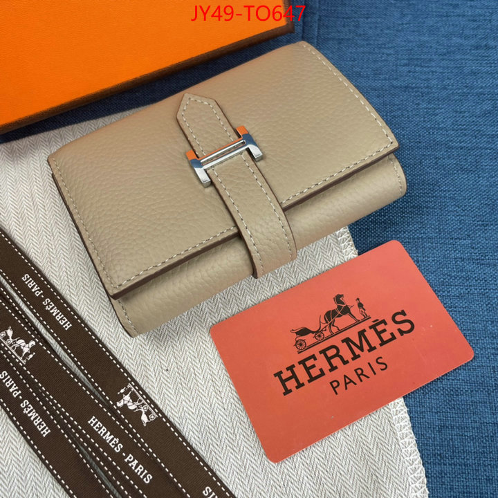 Hermes Bags(4A)-Wallet-,replica 1:1 high quality ,ID: TO647,$: 49USD