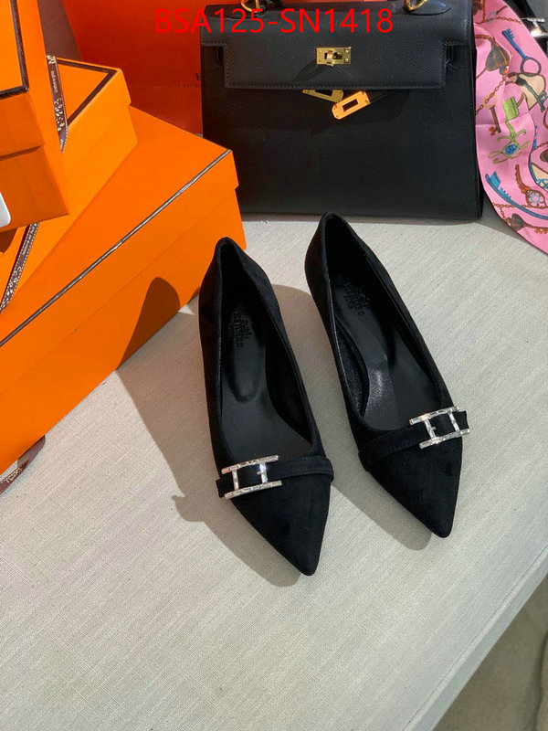 Women Shoes-Hermes,is it illegal to buy , ID: SN1418,$: 125USD