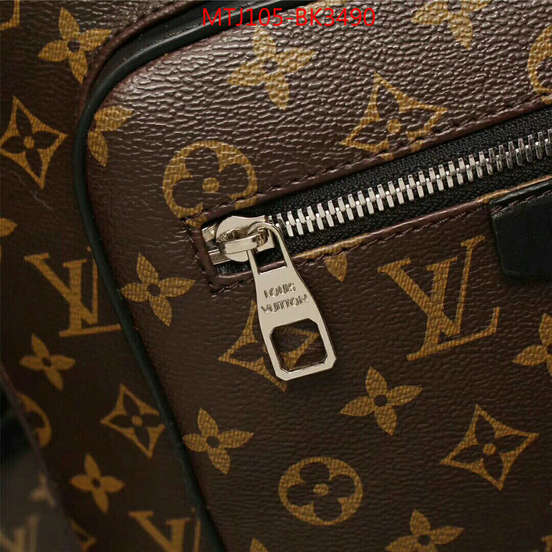 LV Bags(4A)-Backpack-,ID: BK3490,$:105USD