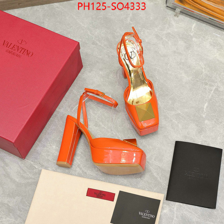 Women Shoes-Valentino,what's the best to buy replica , ID: SO4333,$: 125USD