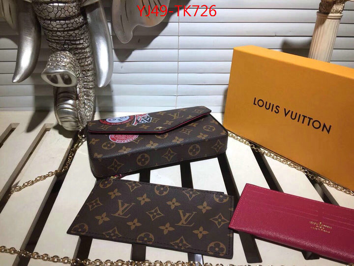 LV Bags(4A)-Wallet,ID: TK726,$:49USD