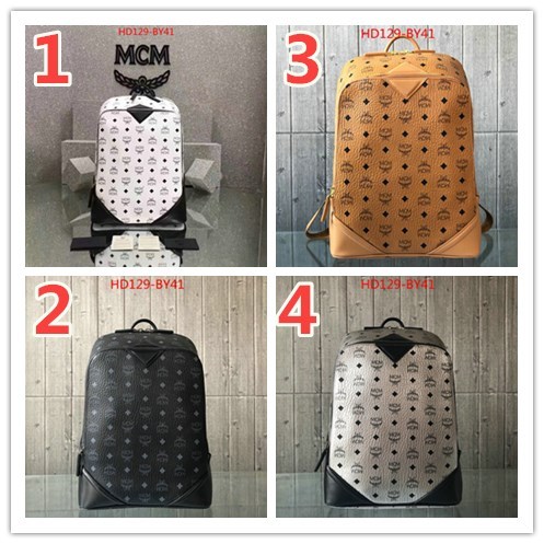 MCM Bags(TOP)-Backpack-,ID: BY41,$:129USD