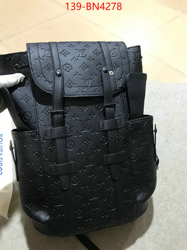 LV Bags(4A)-Backpack-,shop cheap high quality 1:1 replica ,ID: BN4278,$: 139USD