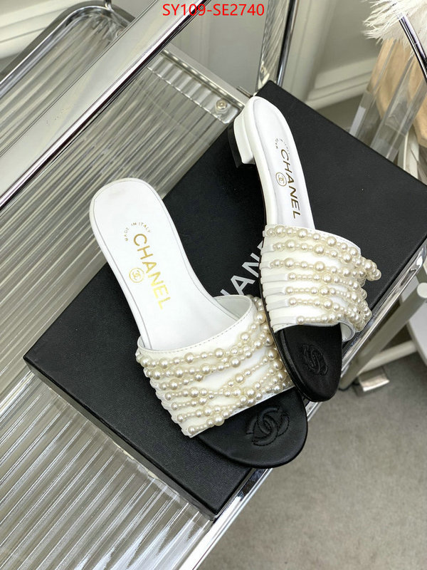 Women Shoes-Chanel,fake designer , ID: SE2740,$: 109USD