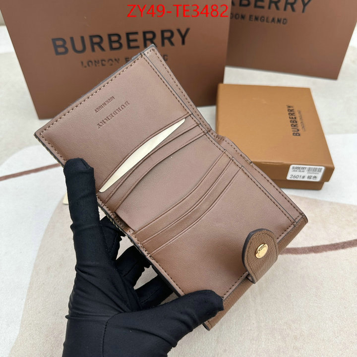 Burberry Bags(4A)-Wallet,high quality designer ,ID: TE3482,$: 49USD