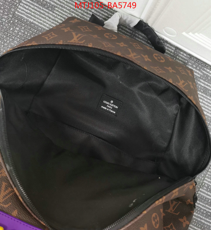 LV Bags(4A)-Backpack-,same as original ,ID: BA5749,$: 105USD