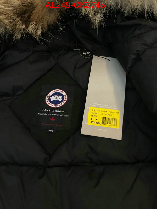 Down jacket Men-Canada Goose,perfect quality , ID: CK3743,$:249USD