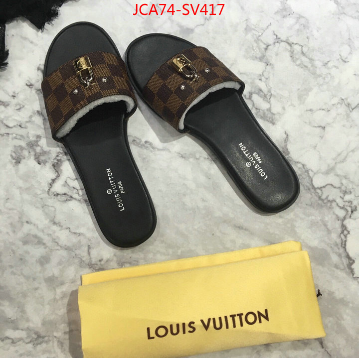 Women Shoes-LV,what 1:1 replica , ID: SV417,$:74USD