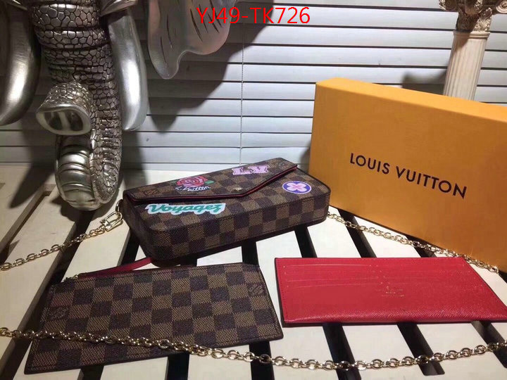 LV Bags(4A)-Wallet,ID: TK726,$:49USD